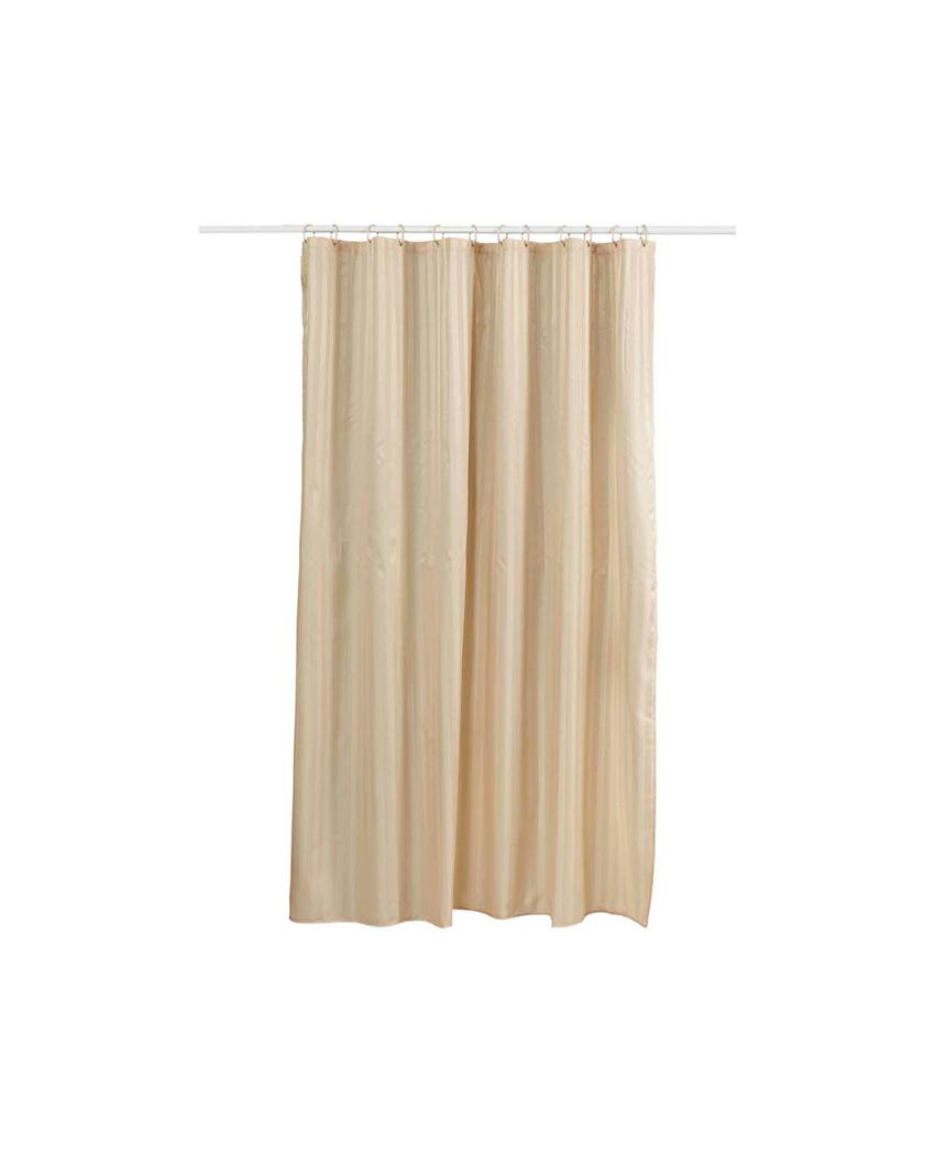 Hipe Water Repellent Polyester Shower Curtain | 6.5 Feet