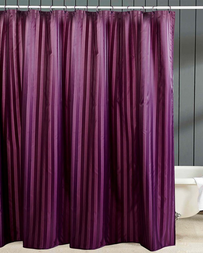 Hipe Water Repellent Polyester Shower Curtain | 6.5 Feet