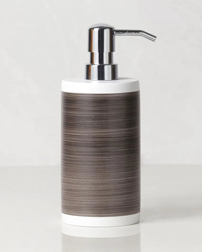 Brown White Polyresin Soap & Lotion Dispenser | 420ML