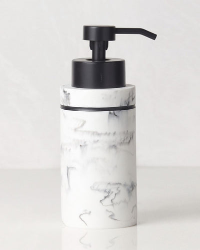 White Marble Polyresin Soap & Lotion Dispenser | 390ML