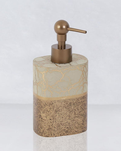 Beige Brown Polyresin Soap & Lotion Dispenser| Beige brown | 260ML