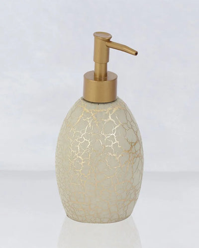 Beige Gold Polyresin Soap & Lotion Dispenser | 220ML