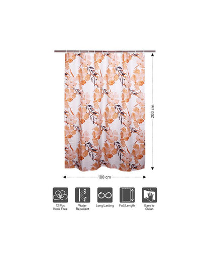 Classic Water Repellent Polyester Shower Curtain | 6.5 Feet