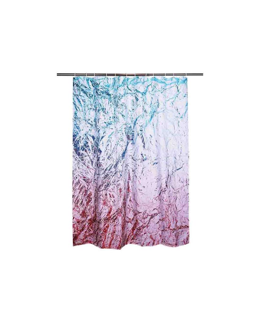 Classy Water Repellent Polyester Shower Curtain | 6.5 Feet