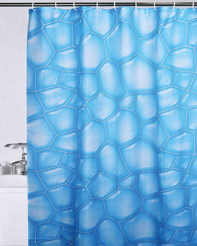 Modern Water Repellent Polyester Shower Curtain | 6.5 Feet