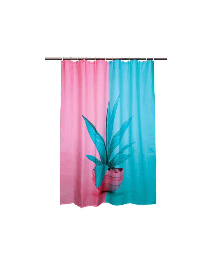 Posh Water Repellent Polyester Shower Curtain | 79 x 71 inches