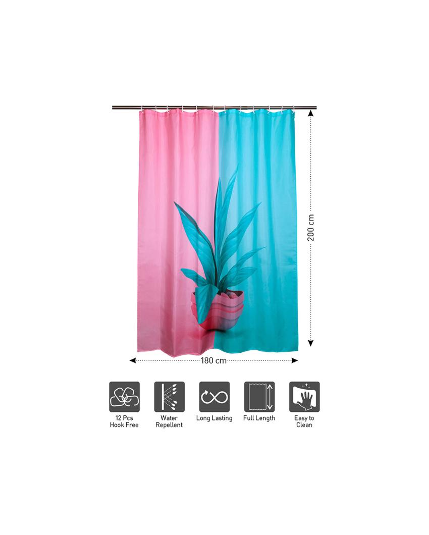 Posh Water Repellent Polyester Shower Curtain | 79 x 71 inches