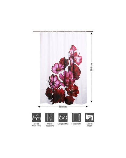 Unique Water Repellent Polyester Shower Curtain | 79 x 71 inches