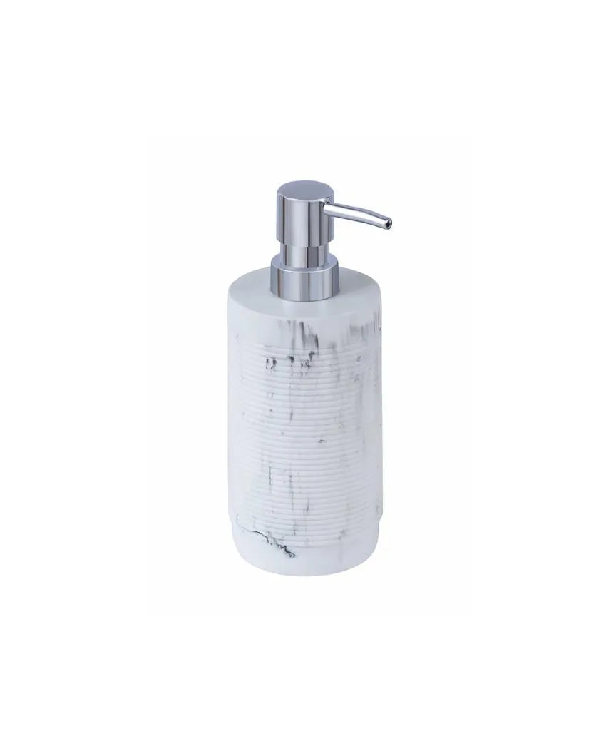 Marble White Polyresin Soap & Lotion Dispenser | 320ML