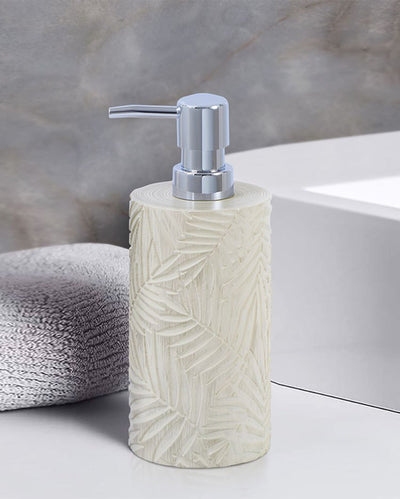 Beige Polyresin Soap & Lotion Dispenser | 320ML