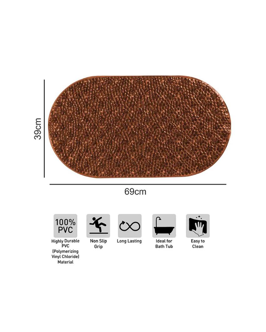 Posh Anti Skid PVC Shower Mat | 27 x 15 inches