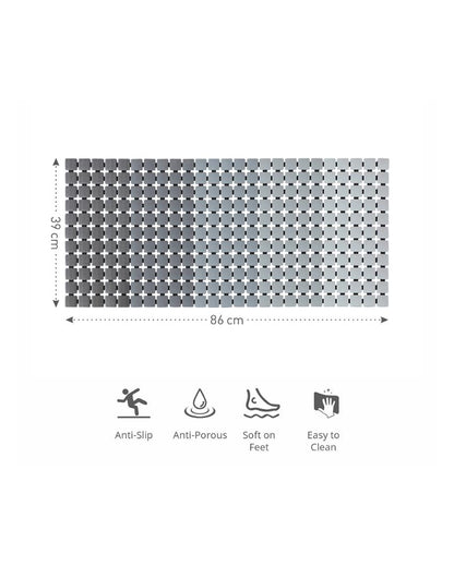 Colorful PVC Anti Slip Shower Mat | 34 x 15 inches