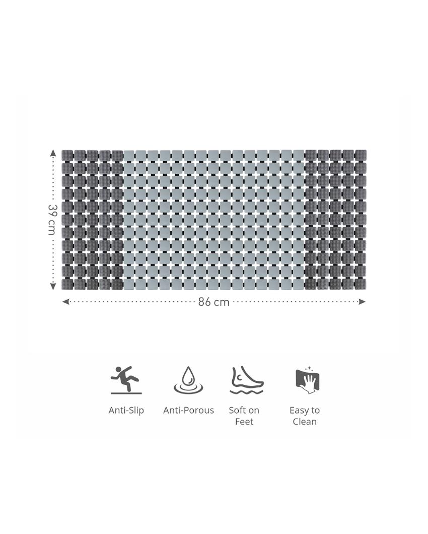 Ethic PVC Anti Slip Shower Mat | 34 x 15 inches