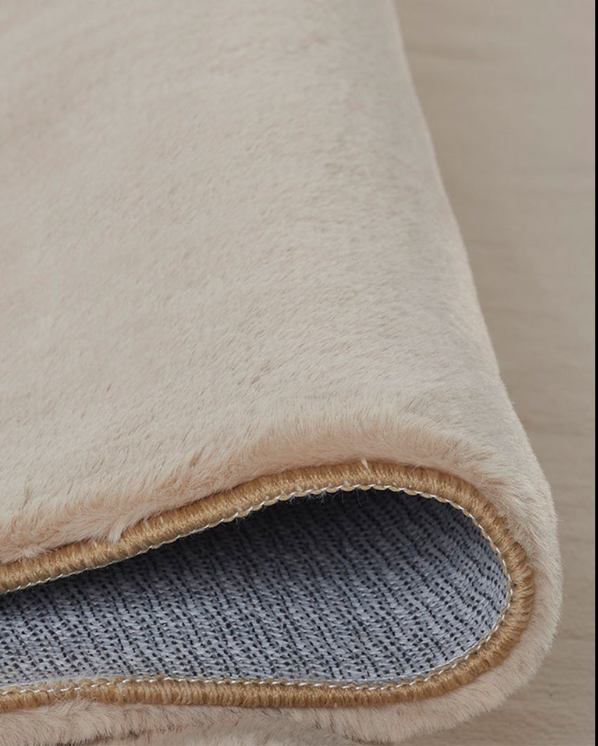 Cozy Soft Shaggy Polyester Bedside Runner | 2 x 5 Feet