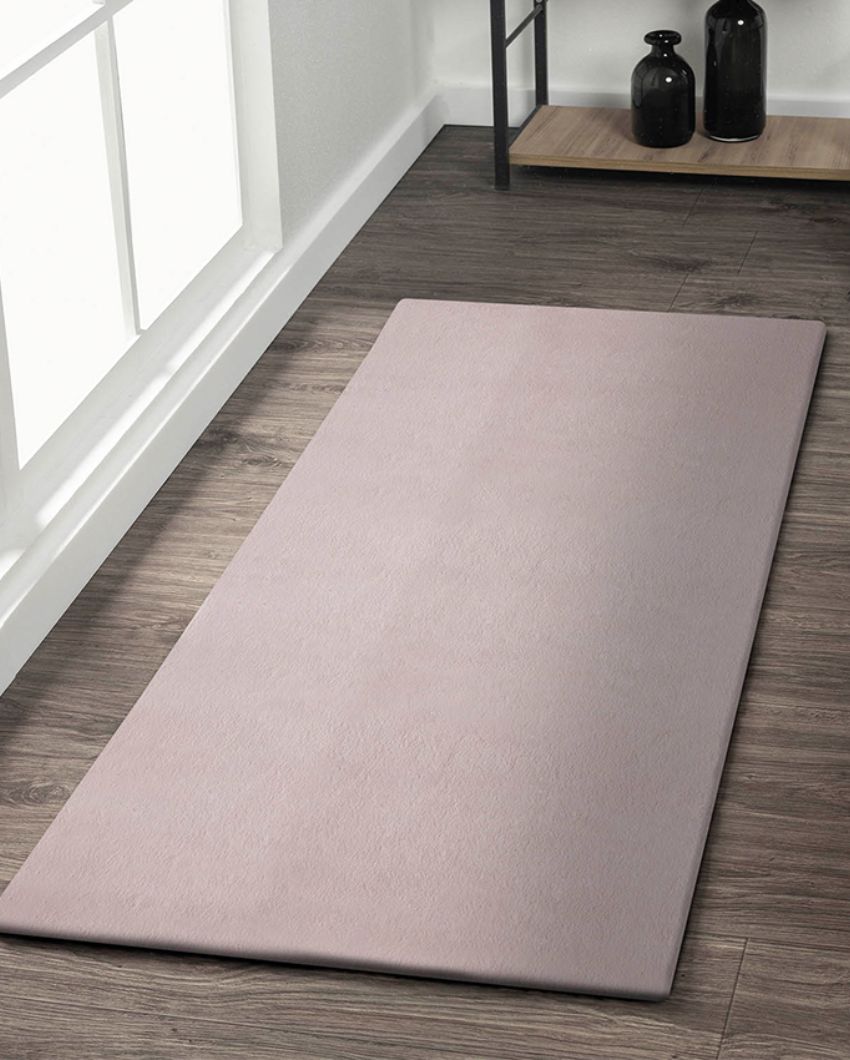 Cozy Soft Shaggy Polyester Bedside Runner | 2 x 5 Feet