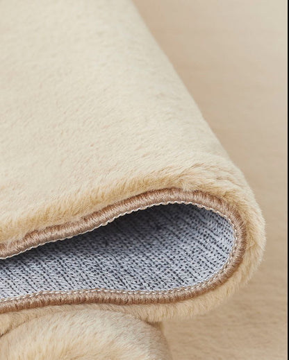 Plush Soft Shaggy Polyester Bedside Runner | 2.5 x 5 Feet