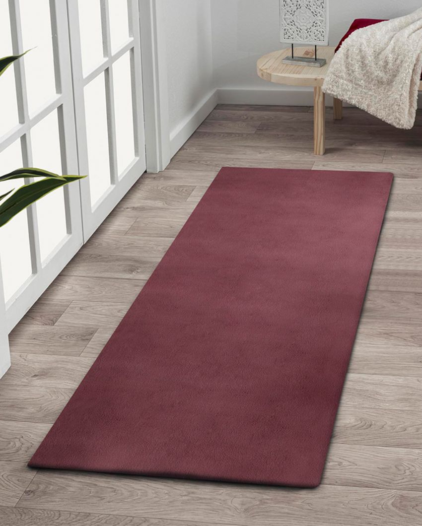 Plush Soft Shaggy Polyester Bedside Runner | 2.5 x 5 Feet