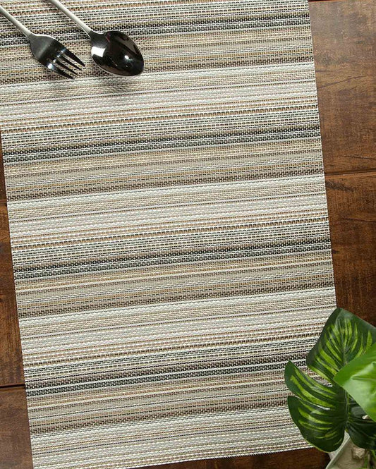 Multi PVC Heat Resistant Table Placemats | Set of 6 | 12 x 18 inches