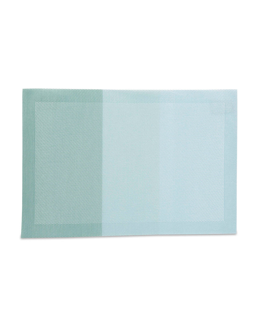 Olive PVC Heat Resistant Table Placemats | Set of 6 | 12 x 18 inches