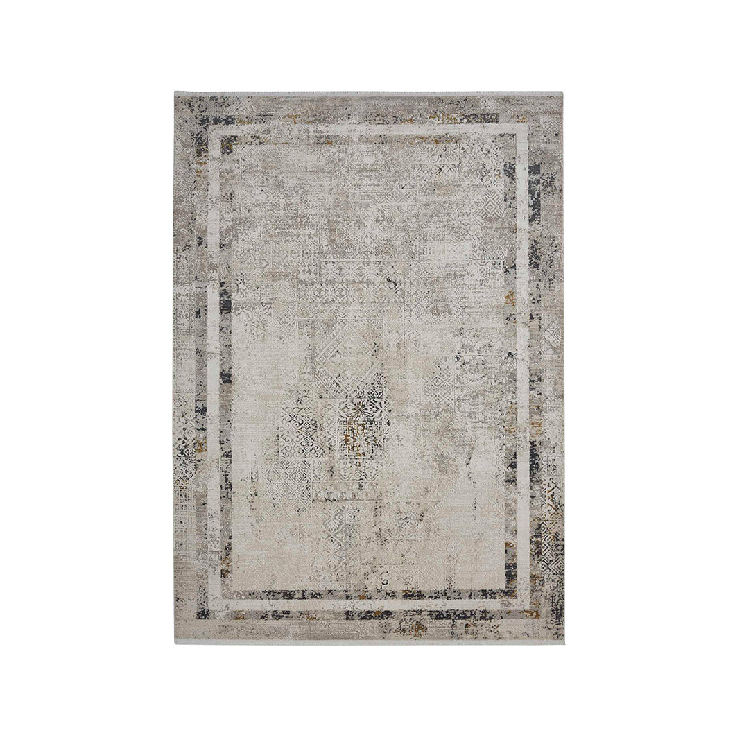 Refined Classical Bedside Polyester Floor Runner | 5 x 2.5 Feet