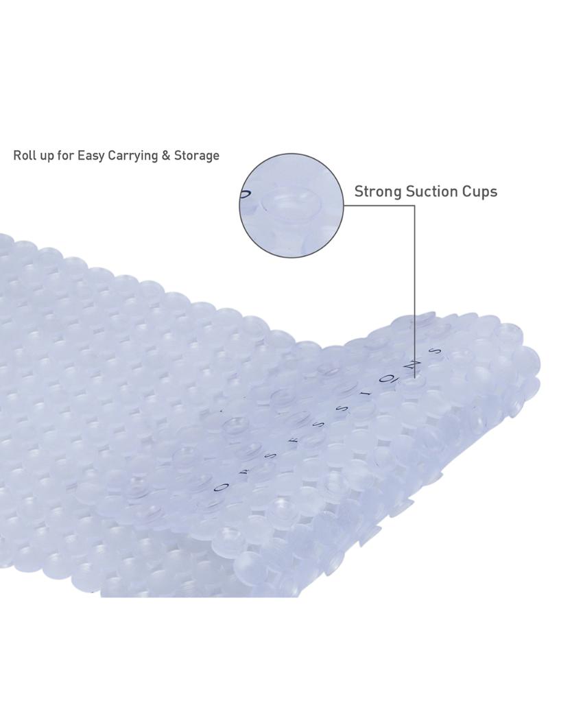 Synthetic PVC Anti Slip Shower Mat | 32 x 14 inches