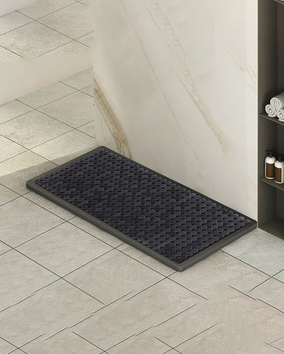 Synthetic PVC Anti Slip Shower Mat | 32 x 14 inches