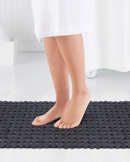 Synthetic PVC Anti Slip Shower Mat | 32 x 14 inches