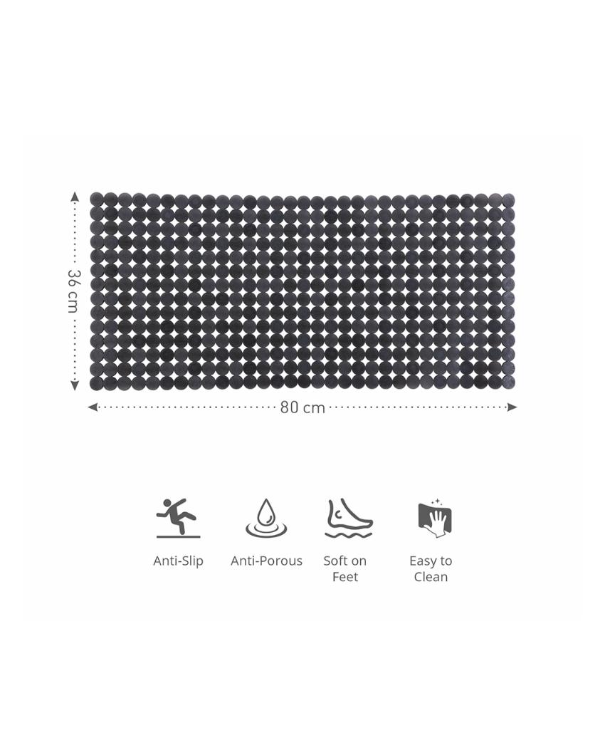 Synthetic PVC Anti Slip Shower Mat | 32 x 14 inches