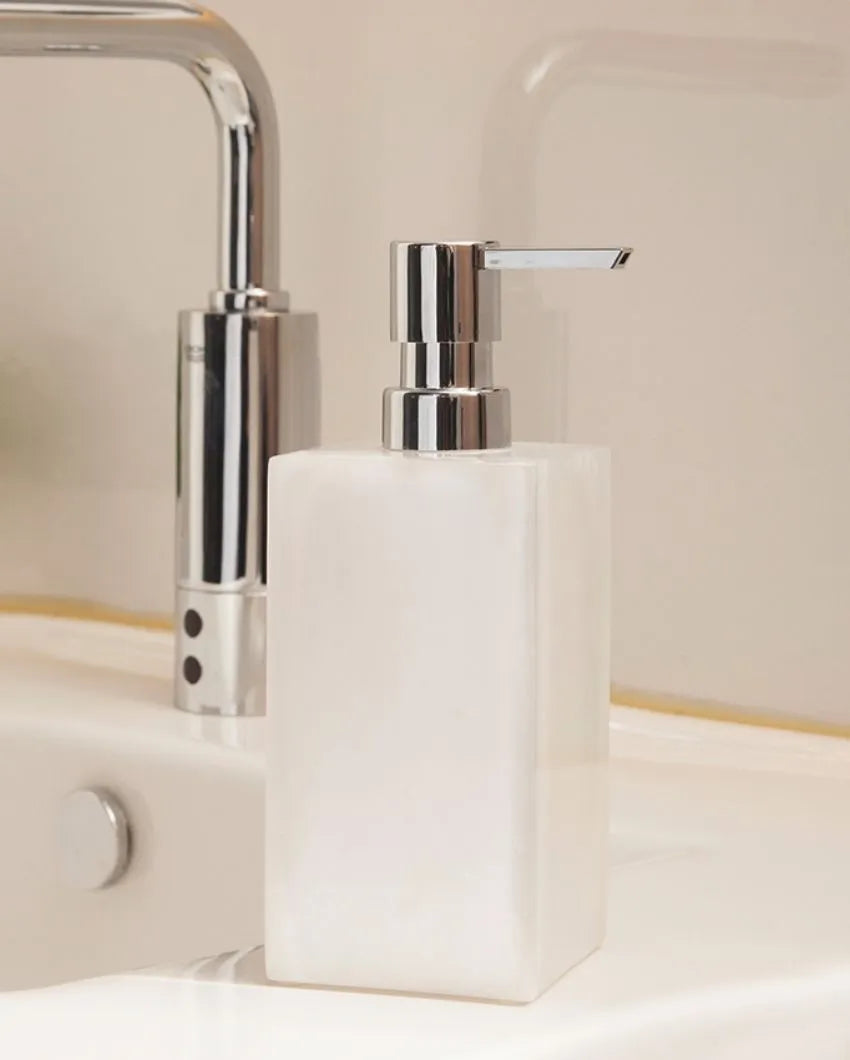 White Polyresin Soap & Lotion Dispenser | 280ML