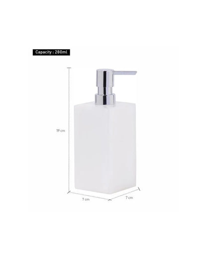 White Polyresin Soap & Lotion Dispenser | 280ML