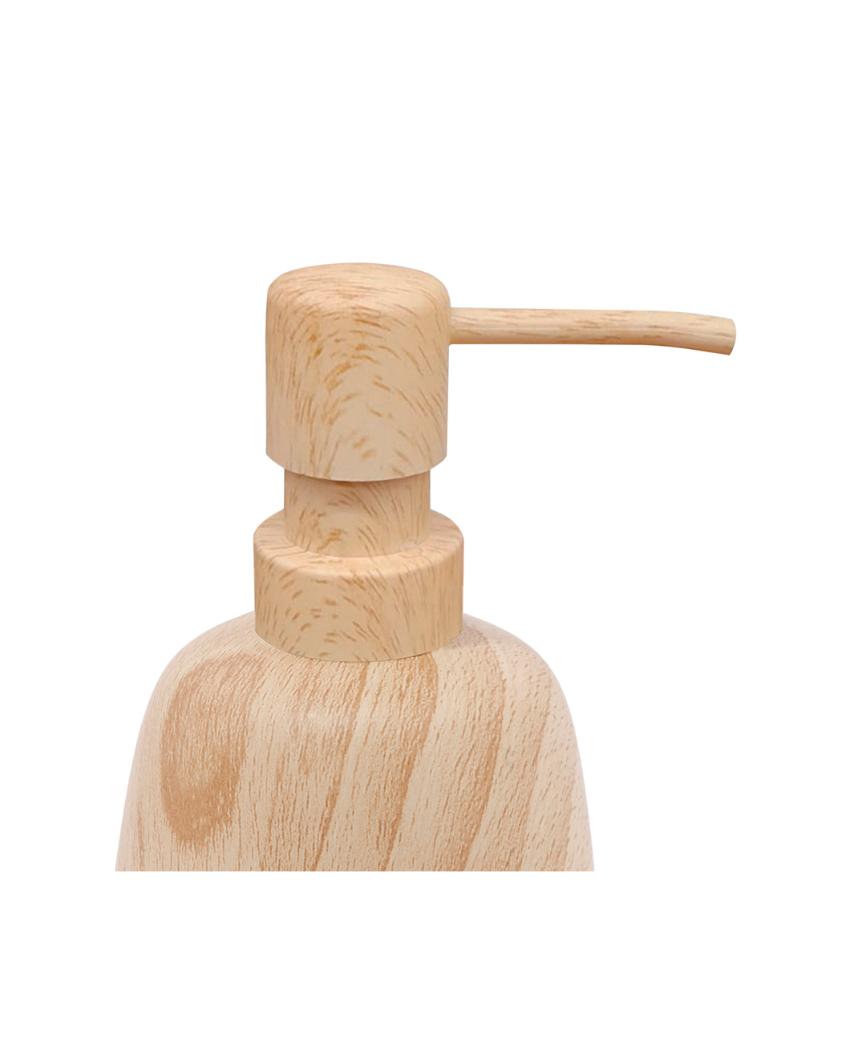 Wood Polyresin Soap & Lotion Dispenser | 350ML