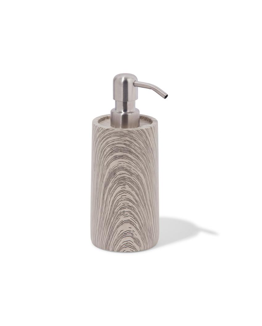 Grey Beige Polyresin Soap & Lotion Dispenser | 330ML