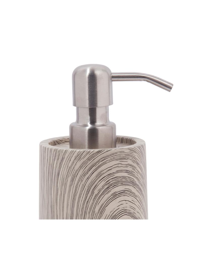 Grey Beige Polyresin Soap & Lotion Dispenser | 330ML