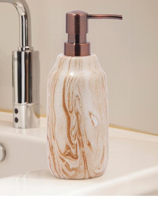 Gold Polyresin Soap & Lotion Dispenser | 310ML