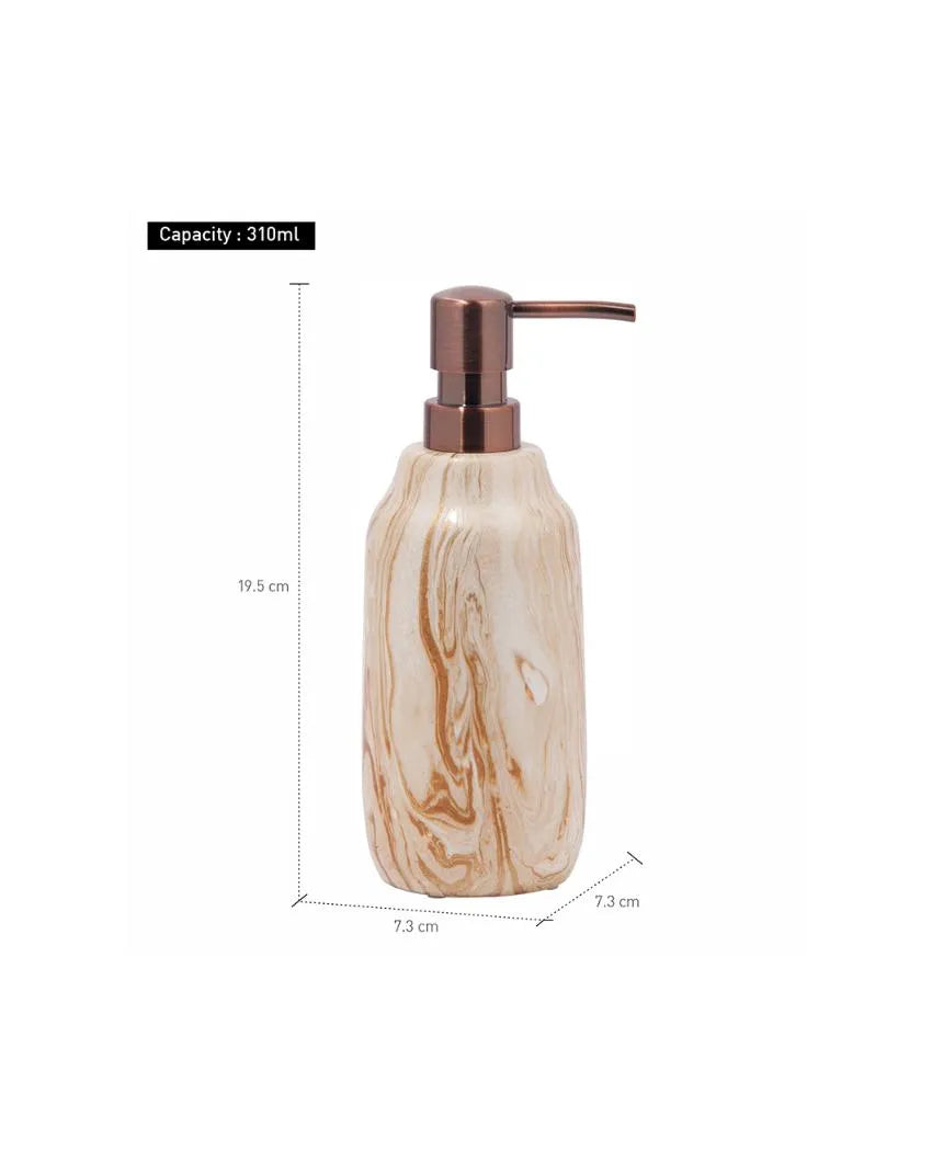 Gold Polyresin Soap & Lotion Dispenser | 310ML