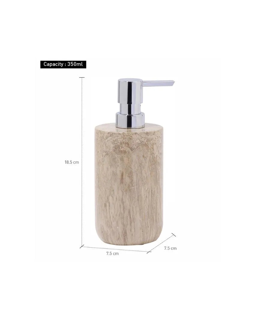 Brown Polyresin Soap & Lotion Dispenser | 350ML