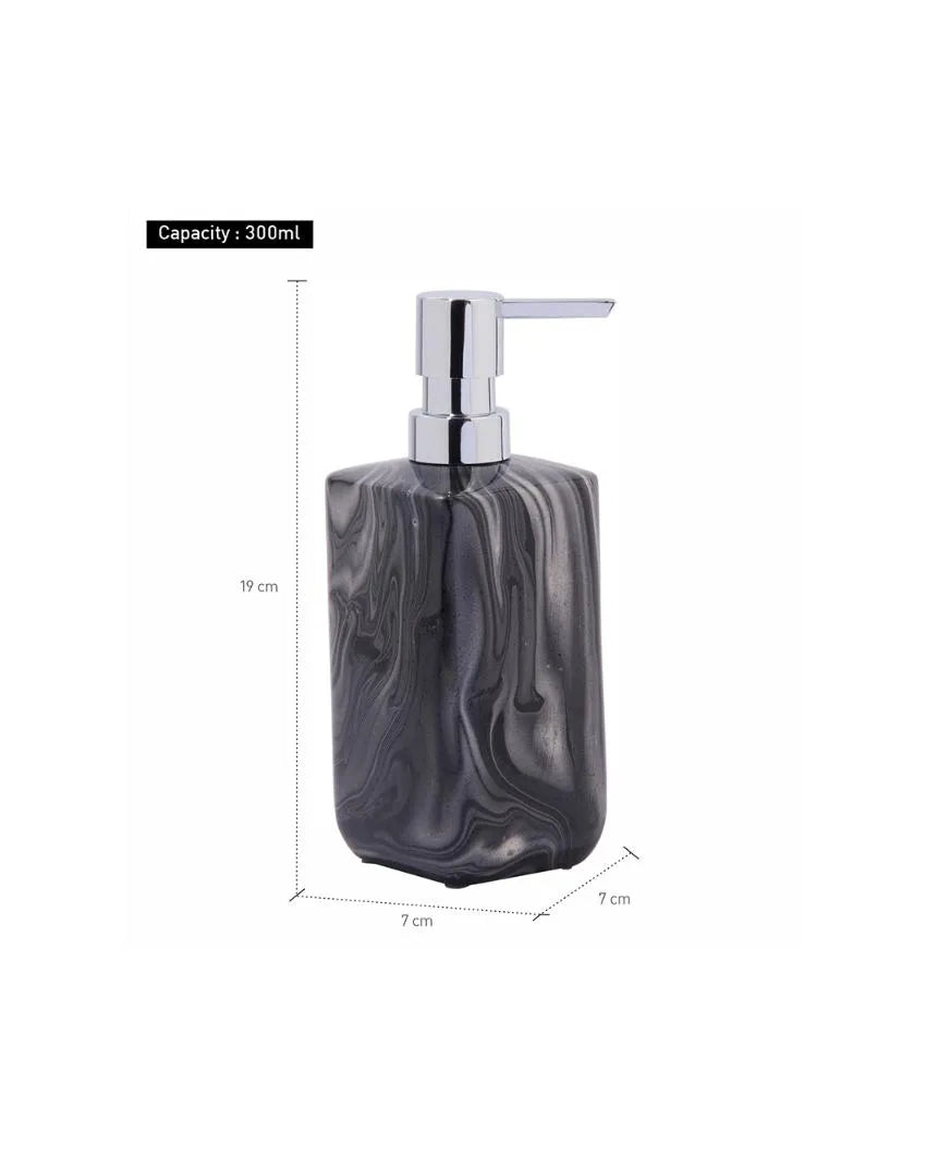 Black Polyresin Soap & Lotion Dispenser | 300ML