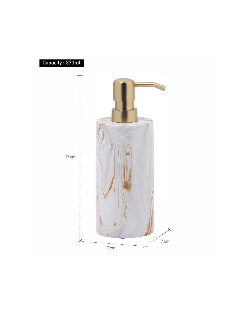 Brown Polyresin Soap & Lotion Dispenser | 370ML