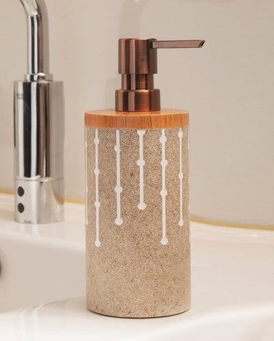 Sandstone Polyresin Soap & Lotion Dispenser | 350ML