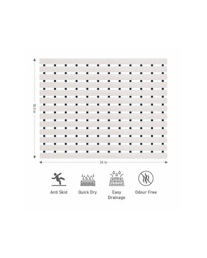 Ethical Anti Skid PVC Shower Mat | 6.5 Feet