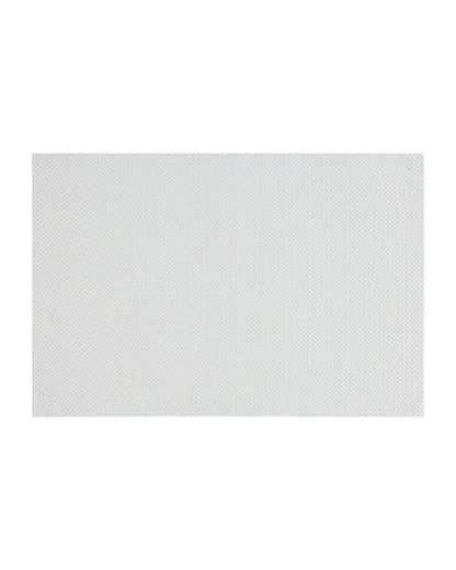 Grey PVC Heat Resistant Table Placemats | Set of 6 | 12 x 18 inches