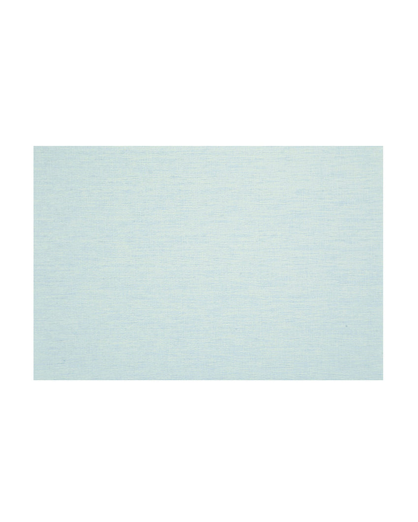 Aqua PVC Heat Resistant Table Placemats | Set of 6 | 12 x 18 inches