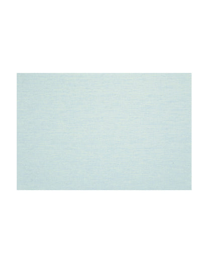 Aqua PVC Heat Resistant Table Placemats | Set of 6 | 12 x 18 inches