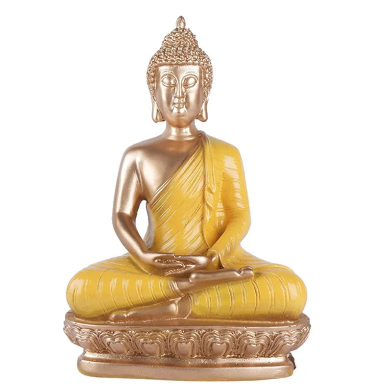 Izabella Premium Fengshui Buddha Figurine | Multiple Colors Yellow