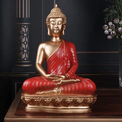 Izabella Premium Fengshui Buddha Figurine | Multiple Colors Red