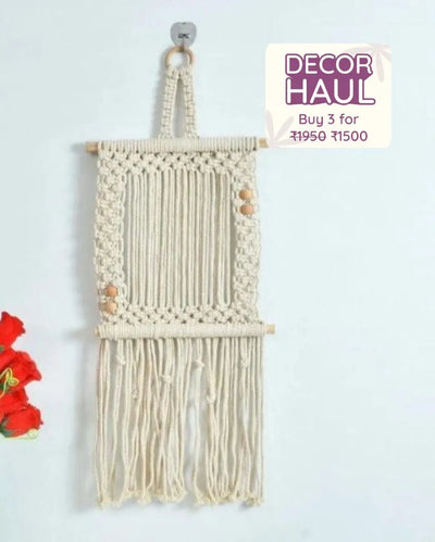 Macrame Hanging Photo Frame