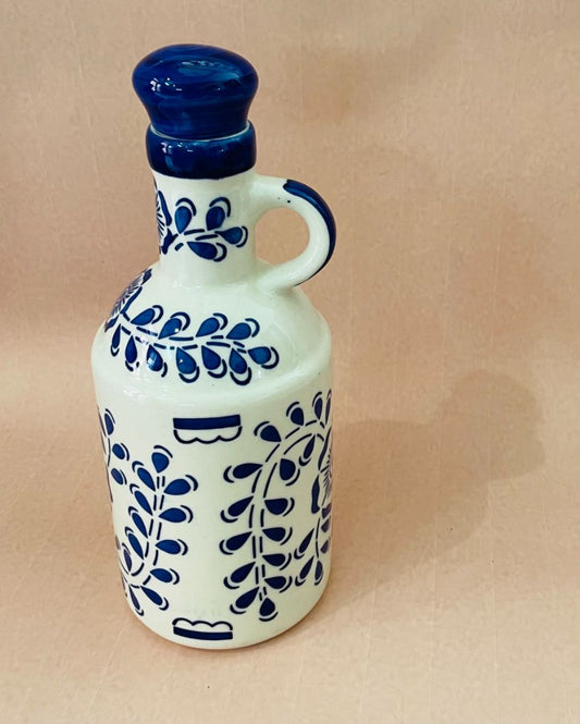 Oleum Blue & White Bottle