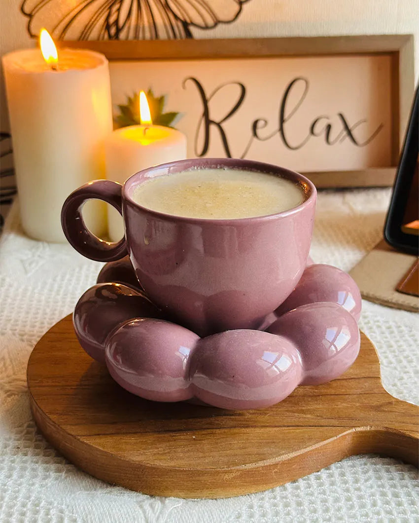 Blossom Ceramic Tea Cup & Saucer