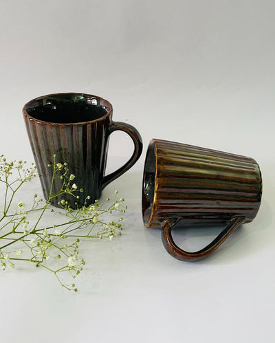 Ella Ceramic Coffee Mugs | Set Of 2