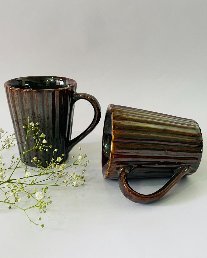 Ella Ceramic Coffee Mugs | Set Of 2